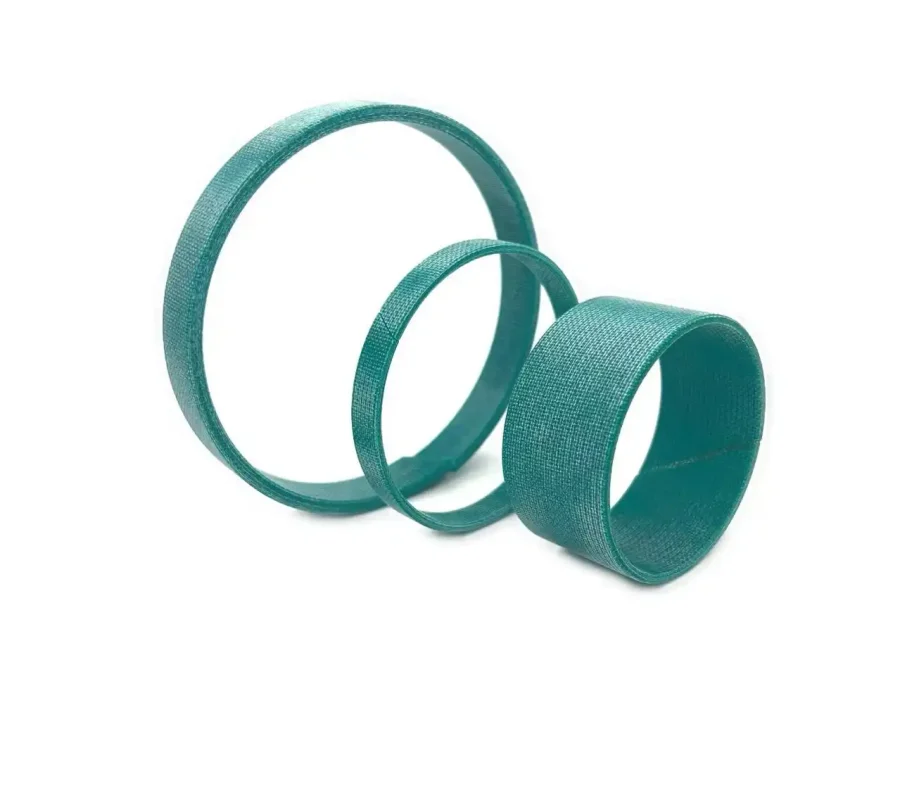 Polyester resin fiber guide ring