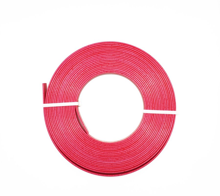 Polyester resin red guide strip